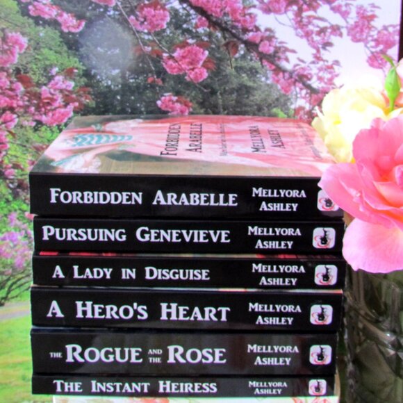HISTORICAL ROMANCE NOVEL: PURSUING GENEVIEVE by MELLYORA ASHLEY,  SISTER SERIES - Picture 8 of 8